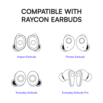 Memory Foam Ear Tips for Earbuds